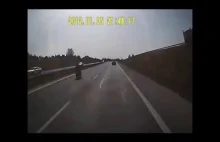 Beznadziejny wypadek motocyklisty w Chabówce na Zakopiance.