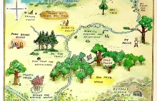Mapa Stumilowego Lasu.
