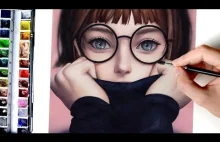 【Digital Art in Watercolor】Glasses