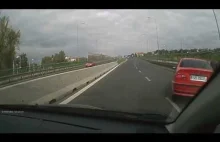Wypadek BMW E46 w Bielsku-Białej