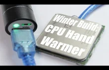 Ogrzewacz do dłoni ze starego procesora AMD zasilany gniazdem USB