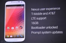 Google prezentuje specjalną edycję Galaxy S4 z duszą Nexusa