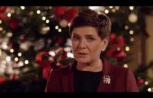 Świąteczne życzenia od premier Szydło i jej rządu