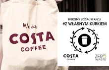 Costa Coffee dołącza do akcji #zwlasnymkubkiem