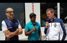 Wywiad z Robertem Kubicą po FP1 w WilliamsTV