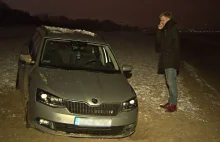 Gdańsk: kierowca Ubera zakopał się na plaży