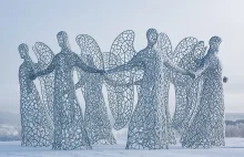 Metalowe rzeźby stworzone przez rosyjską "Królową Spawania"