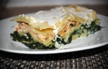 Lasagne z łososiem, szpinakiem i serem | Smaczne Potrawy