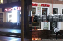 Zadyma w Ełku po śmierci 21-latka! 300 osób! (VIDEO)