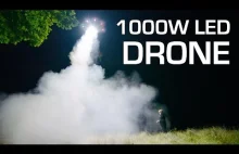 1000W światło LED zamontowanie na dronie [ENG]