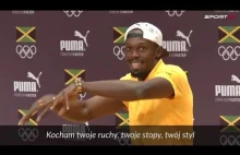 Norweski dziennikarz rapuje na cześć Usaina Bolta.