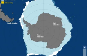 Rekordowo niski zasięg pokrywy lodowej w Antarktyce