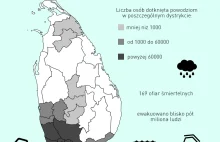 Katastrofalna powódź na Sri Lance [INFOGRAFIKA]