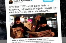 Umówili się na wspólne czytanie "WYBORCZEJ". Przyszły trzy osoby.