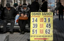 Bank Ukrainy zakazał handlu walutami. Zawał hrywny