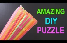 AMAZING DIY PUZZLE and Activity FOR KIDS DEVELOPMENT using Drinking Straws