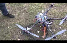kompilacja wypadków quadcopterów