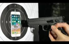 iPhone vs Pistolet kalibru 9 mm