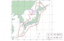 Napięcie rośnie. Rosyjskie bombowce okrążyły Japonię - przy wsparciu AWACS.