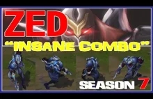 Zed Montage 11 - "Insane Combo" Season 7 - League Of Legends