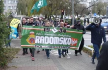 Protesty przeciwko zatrudnianiu Ukraińców w Radomsku.