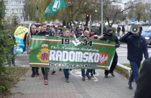 Protesty przeciwko zatrudnianiu Ukraińców w Radomsku.
