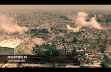 Świetne ujęcia z drona pokazujące walki w Damaszku