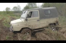 ЛуАЗ 4x4 - mała dzielna terenówka z silnikiem od Zaporożca.