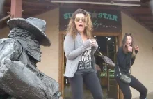 Statue Surprise! Incredible reactions!! February...