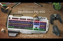 Gamingowa Mechaniczna Klawiatura LED - recenzja 7pin PK-900 WolfBlaze...