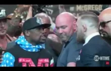 Face to face Floyd Mayweather Jr. i Conor Mcgregor przed najdroższą walką świata