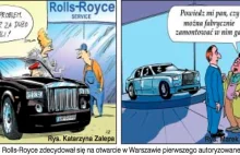Rolls - Royce otwiera pierwszy serwis w Polsce [komiks]