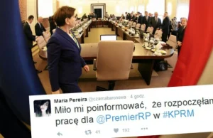 Żona Samuela Pereiry dostała pracę w Kancelarii Premiera