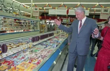 Jelcyn w supermarkecie 1989r