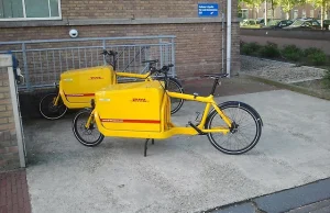 Rowery transportowe DHL lepsze niż samochody