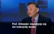 Prof. Orłowski wyśmiał rewelacje Morawieckiego dot. stanu polskiej gospodarki.