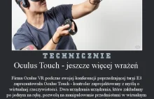 Oculus Touch - jeszcze więcej wrażeń - Wszystko co techniczne