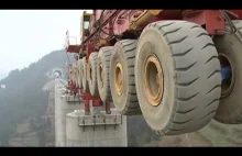 Nietypowa chińska maszyna do budowy mostów