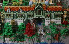 Rivendell zbudowane z 200 000 klocków Lego