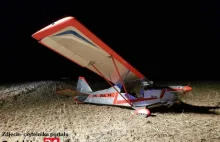 Mały samolot porzucony w polu. Policja szuka 80-letniego pilota z Czech