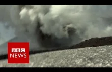 BBC złapało z bliska moment wybuchu Etny!