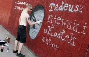 Uczcili artystów-powstańców graffiti
