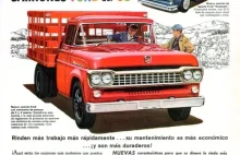 Reklamy pickupów Forda F z lat 1957 - 1959 r.