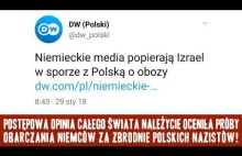 Komunikat Ministerstwa Prawdy: Niemcy i Izrael w walce o polskość obozów..