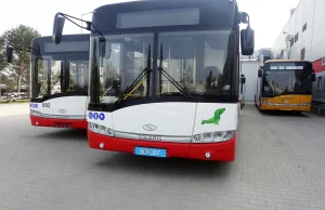 Solaris testuje autobusy na obcych tablicach