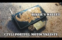 EDC Leather Workshop - Biker's wallet, czyli portfel motocyklisty w 10...