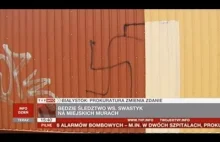 Będzie śledztwo ws. swastyk na murach w Białymstoku