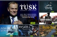 Takiej okazji na Steamie nie było. Donald Tusk Legacy Edition DLC za 5 euro!