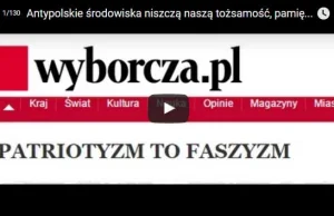 Antypolskie środowiska niszczą naszą tożsamość i pamięć historyczną!