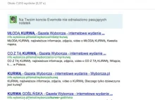 Portalowy syf w wynikach wyszukiwania na przykładzie wyborcza.pl